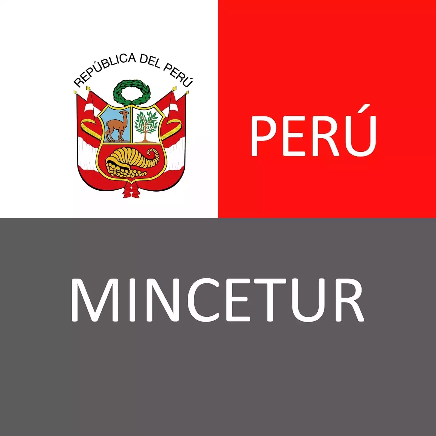 Institutional logo of the Ministry of Foreign Trade and Tourism of Peru (MINCETUR)